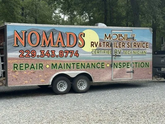Nomad’s Mobile Rv and Trailer Service Logo
