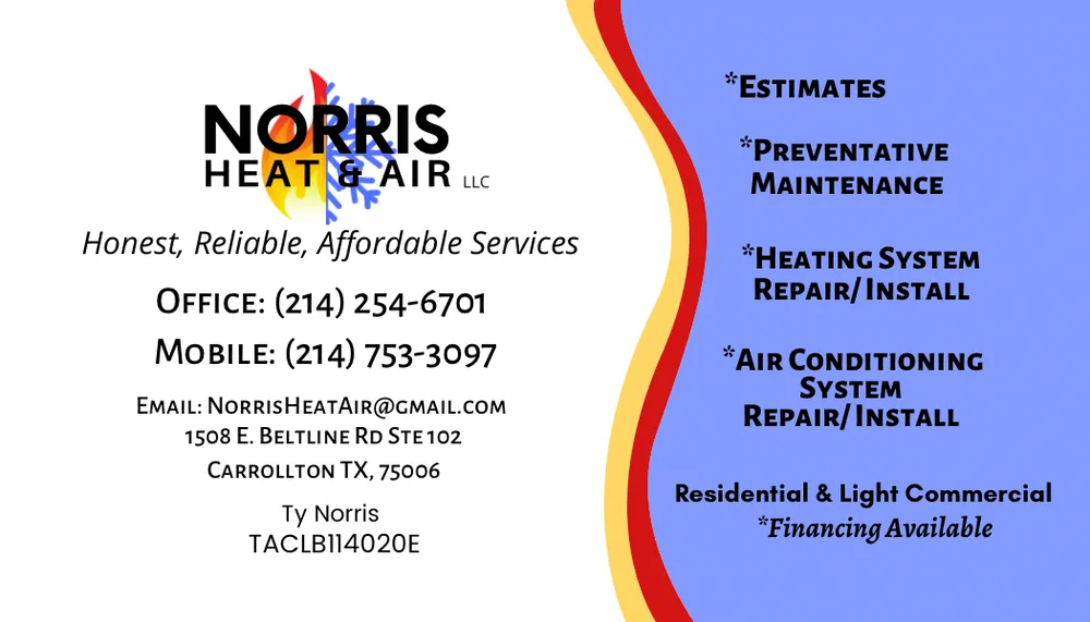 Slide of Norris Heat & Air