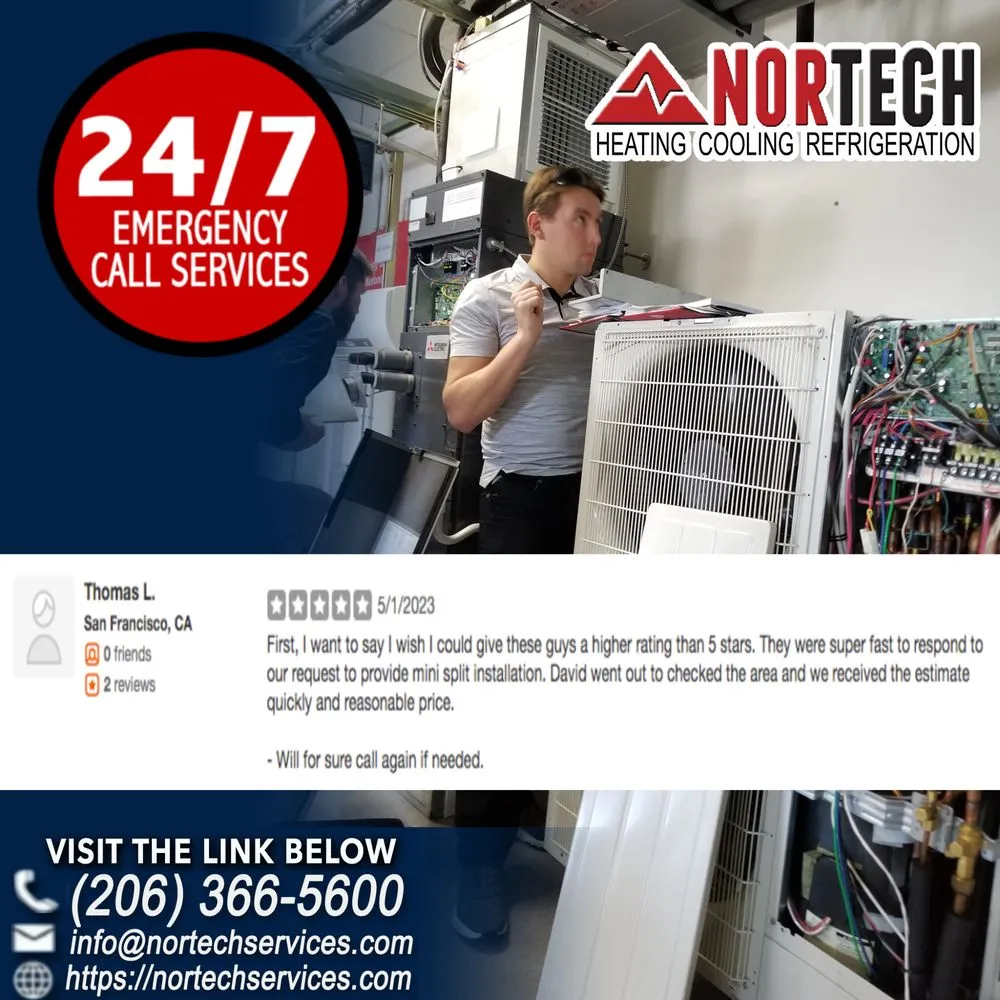 Slide of Nortech Heating, Cooling & Refrigeration