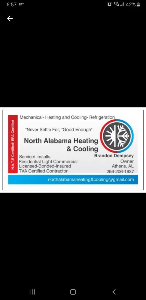 Slide of North Alabama Heating & Cooling