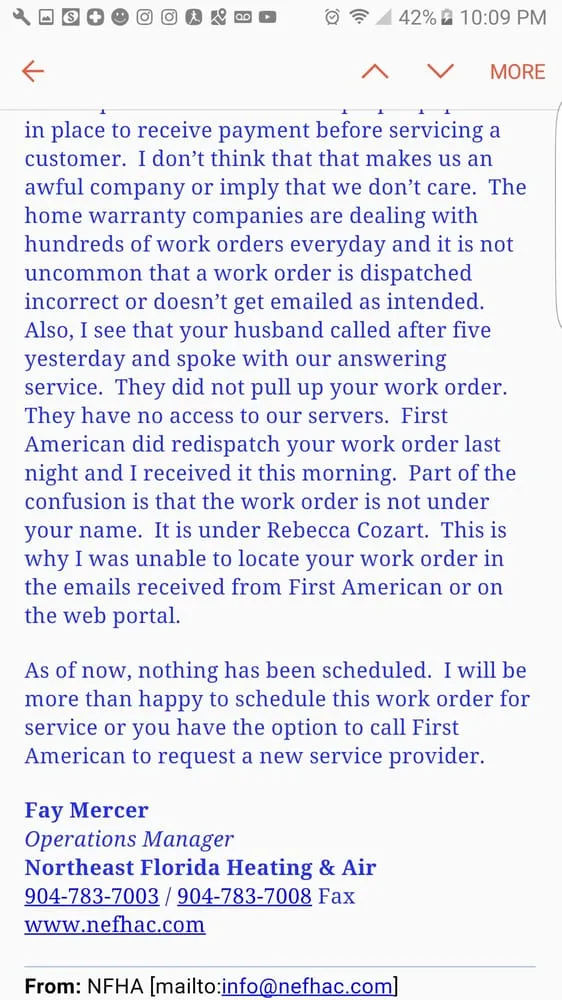 Slide of Northeast Florida Heating & Air