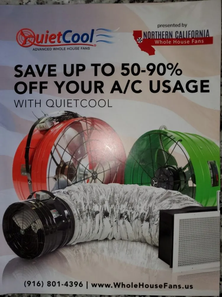 Slide of Northern California Whole House Fans