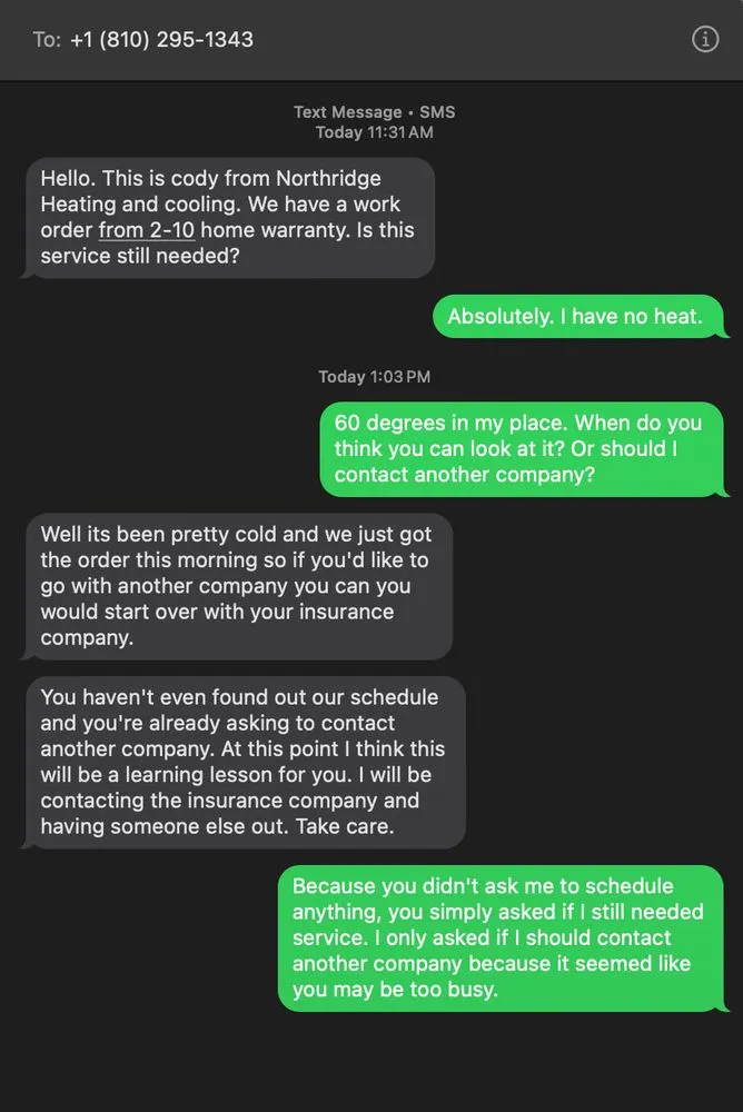 Slide of Northridge Heating & Cooling