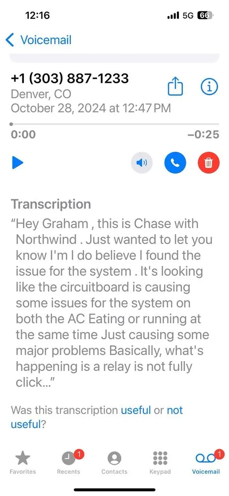 Slide of Northwind Heating and Air