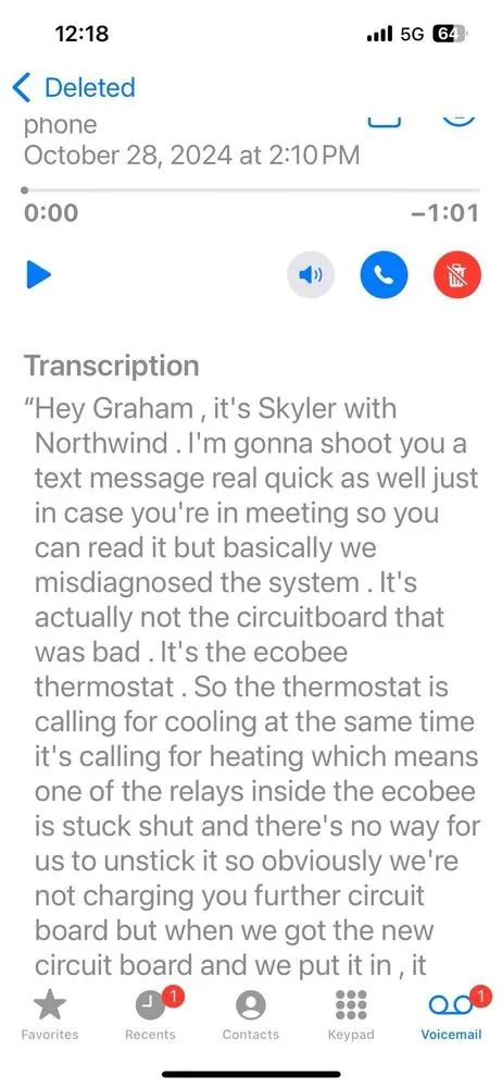 Slide of Northwind Heating and Air