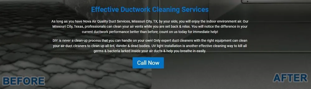 Slide of Nova Air Quality & Duct Systems