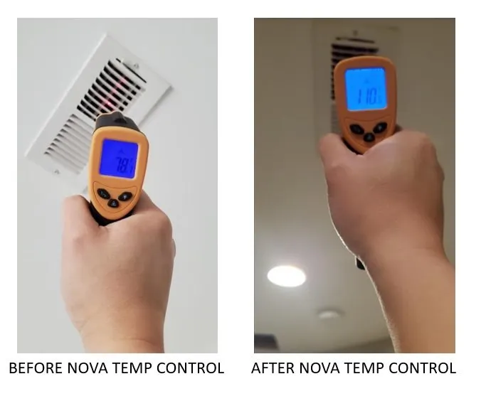 Slide of NOVA Temperature Control