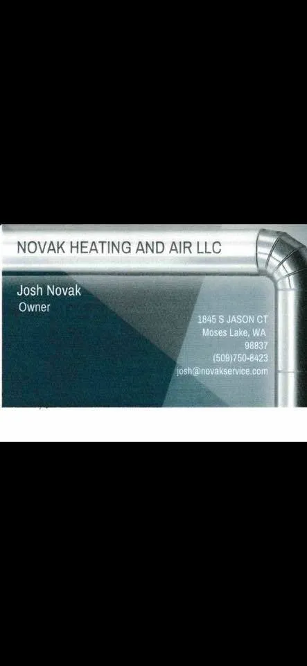 Slide of Novak Heating and Air