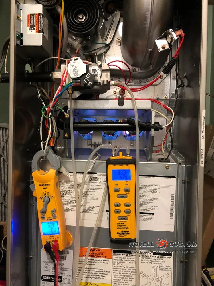 Slide of Novell Custom Heating & Air Conditioning