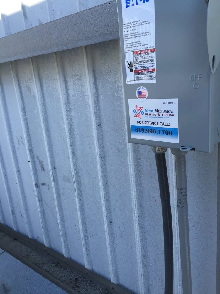 Slide of Novix Mechanical