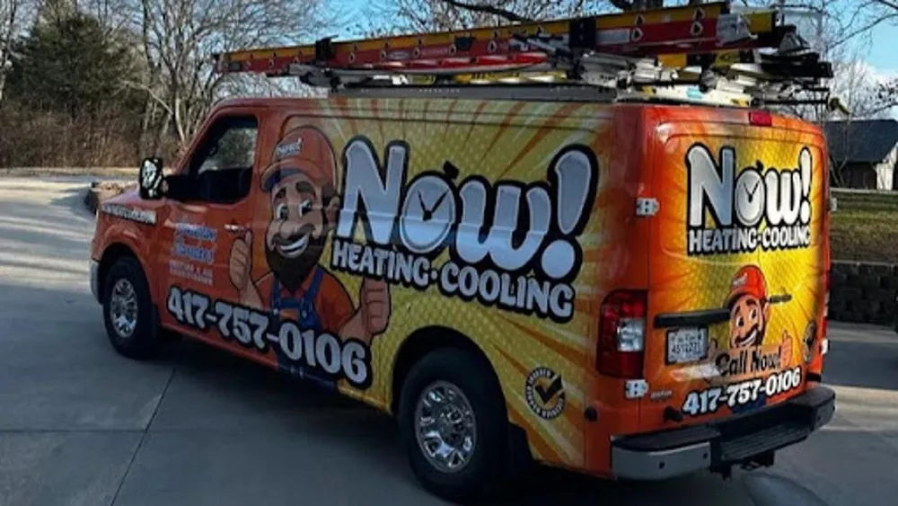 Slide of Now Heating and Cooling