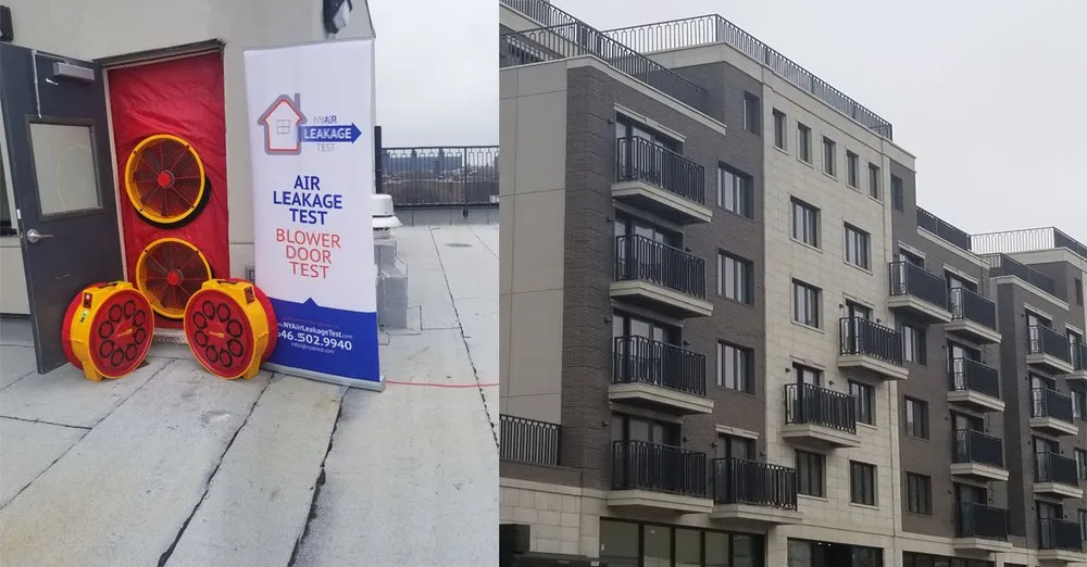 Slide of NY Air Leakage Test