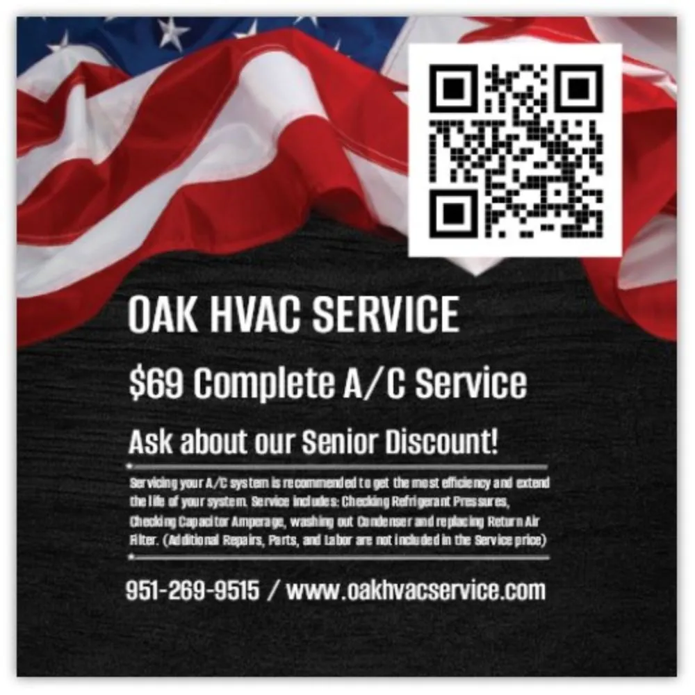 Slide of Oak HVAC Service