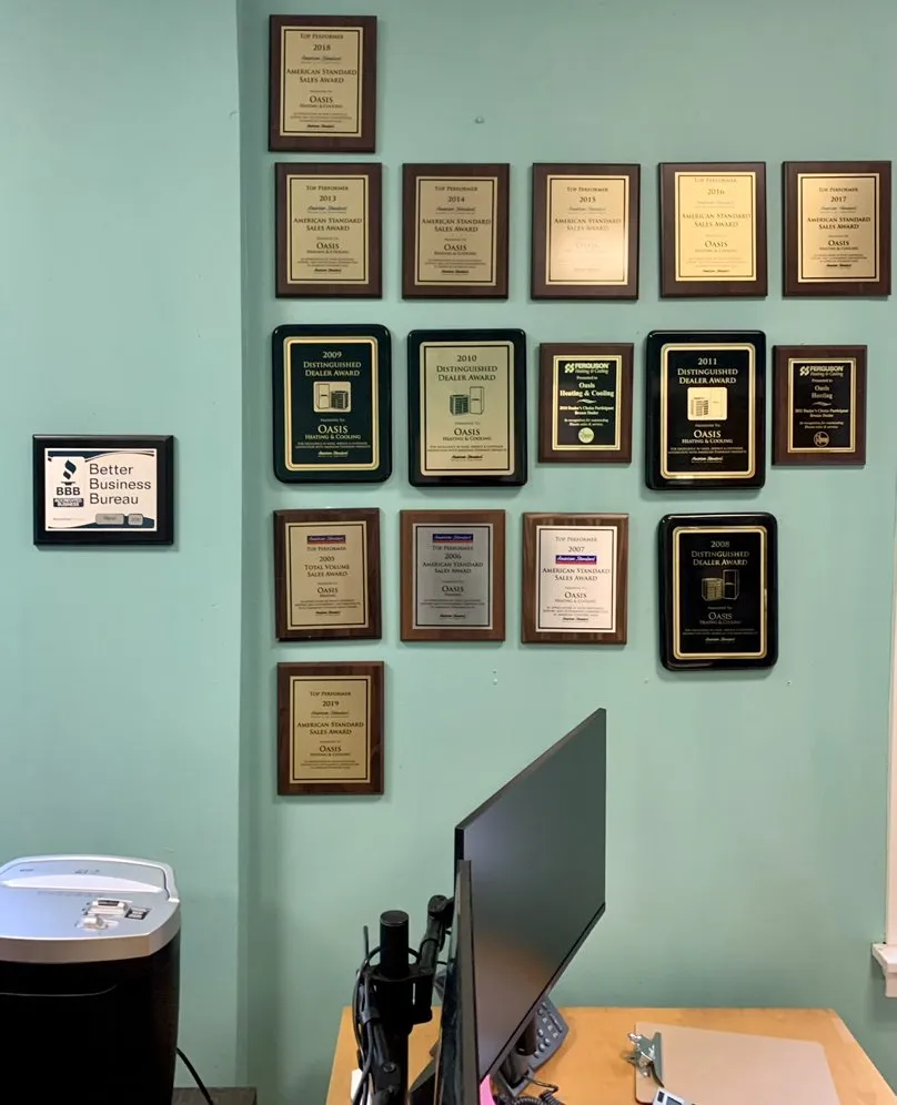 Slide of Oasis Heating & Cooling