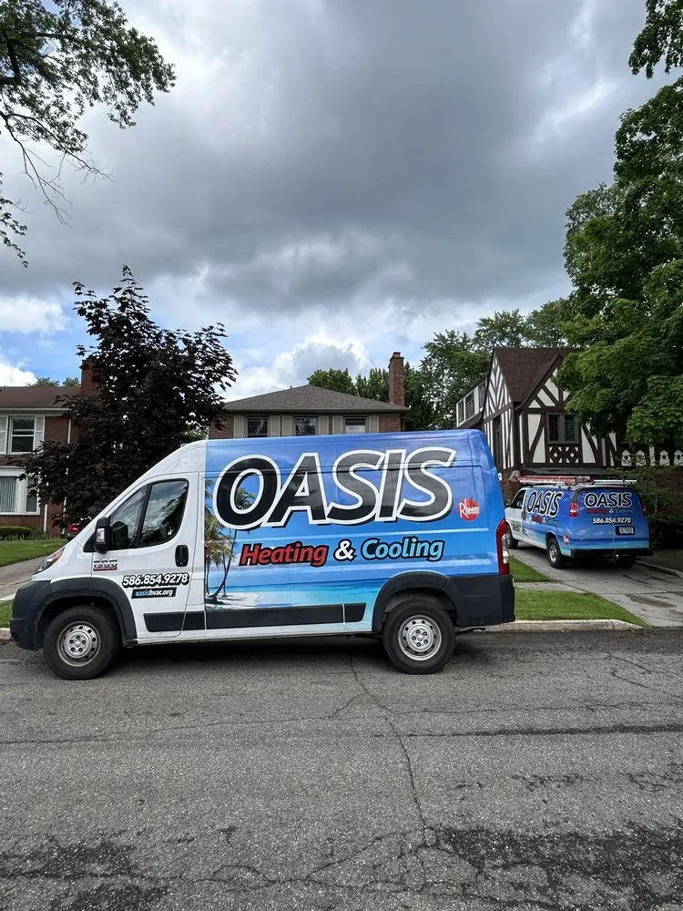 Slide of Oasis Heating & Cooling