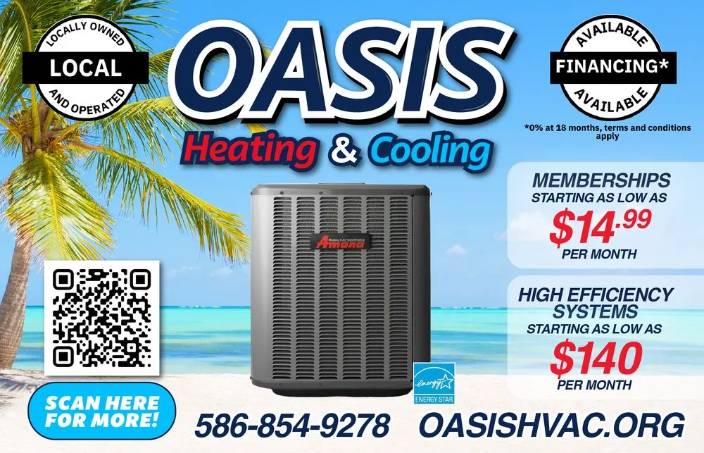 Slide of Oasis Heating & Cooling