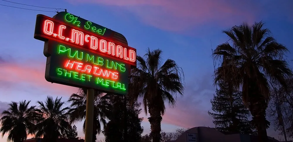 Slide of O.C. McDonald