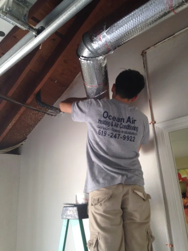 Slide of Ocean Air Heating and Air Conditioning