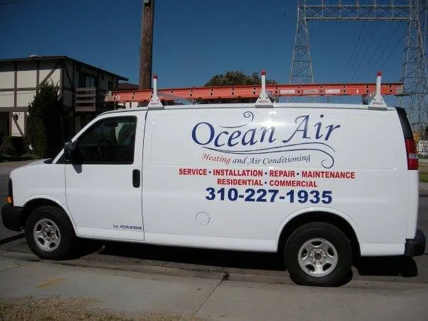 Slide of Ocean Air Heating and Air Conditioning