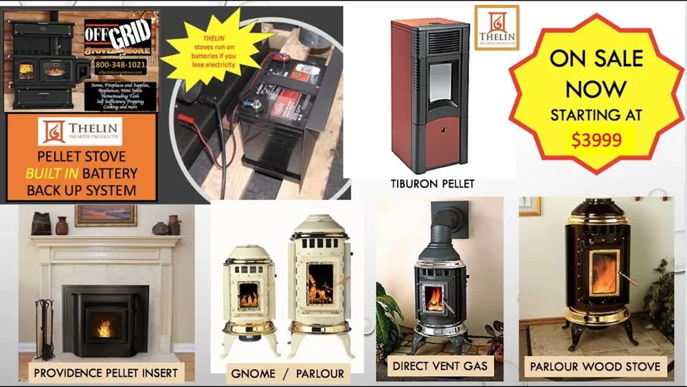 Slide of Off Grid Stoves & More