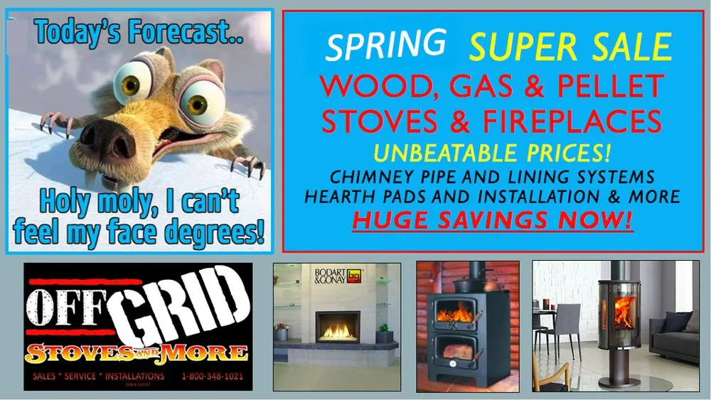 Slide of Off Grid Stoves & More