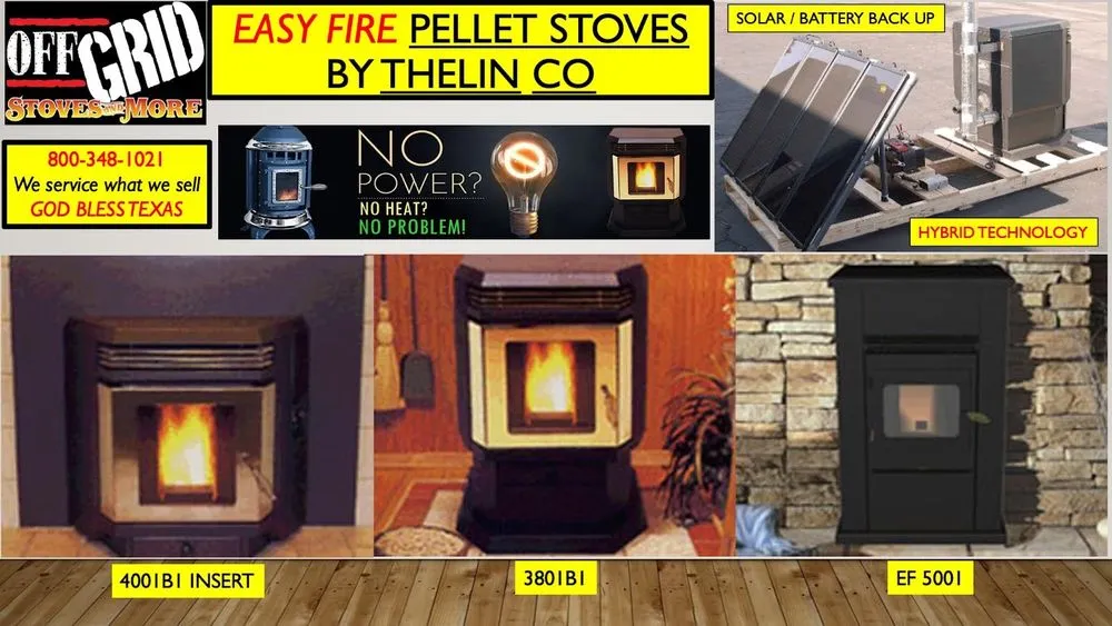 Slide of Off Grid Stoves & More