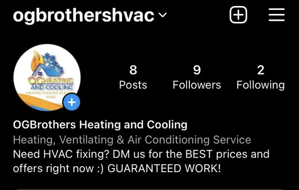 OG Heating And Cooling Logo