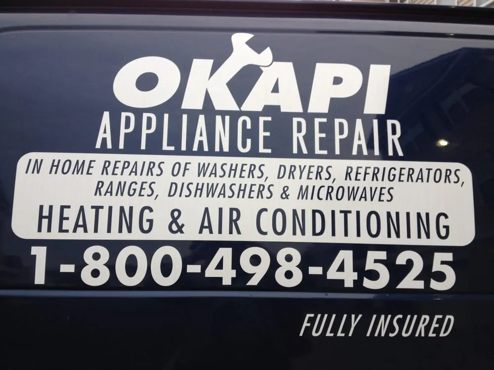 Slide of Okapi Appliance Repair