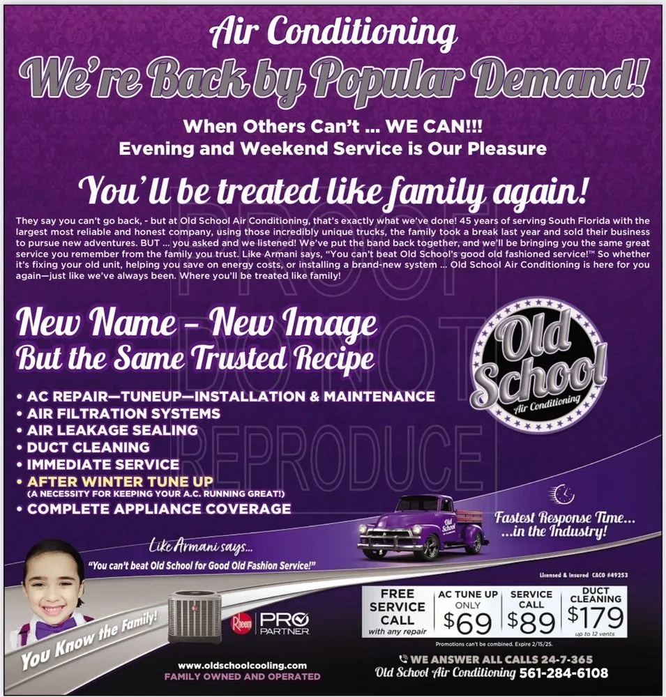 Slide of Old School Air Conditioning