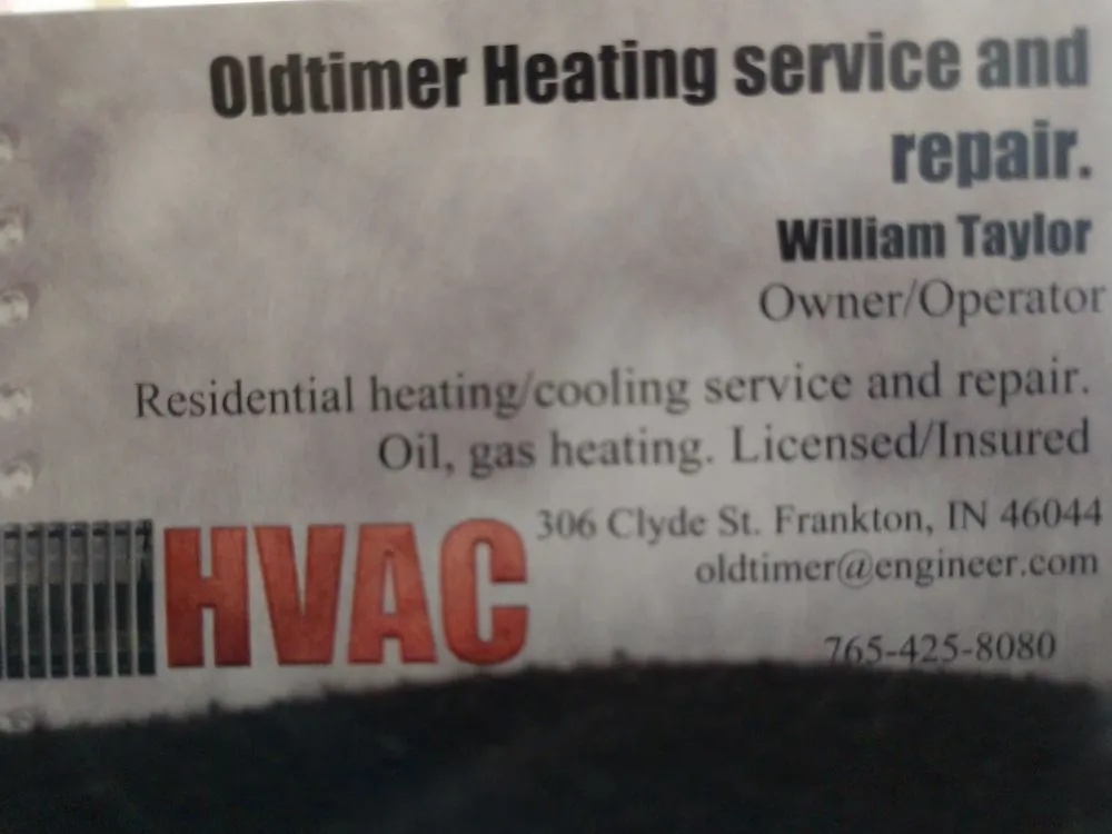 Slide of Old Time Heating & Cooling Service