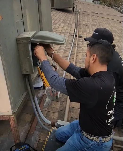 Slide of Omni Air HVAC