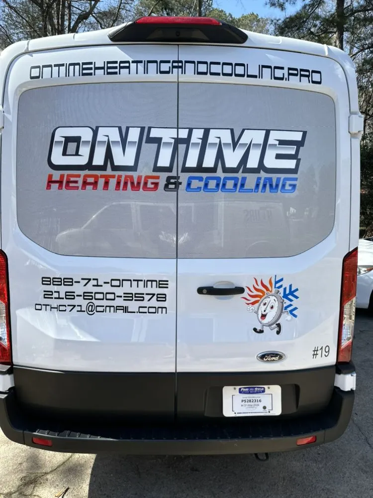 Slide of On Time Heating & Cooling