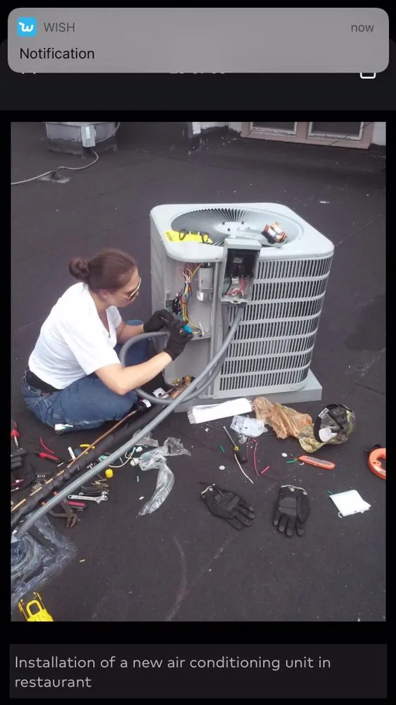 Slide of On Time Heating & Cooling