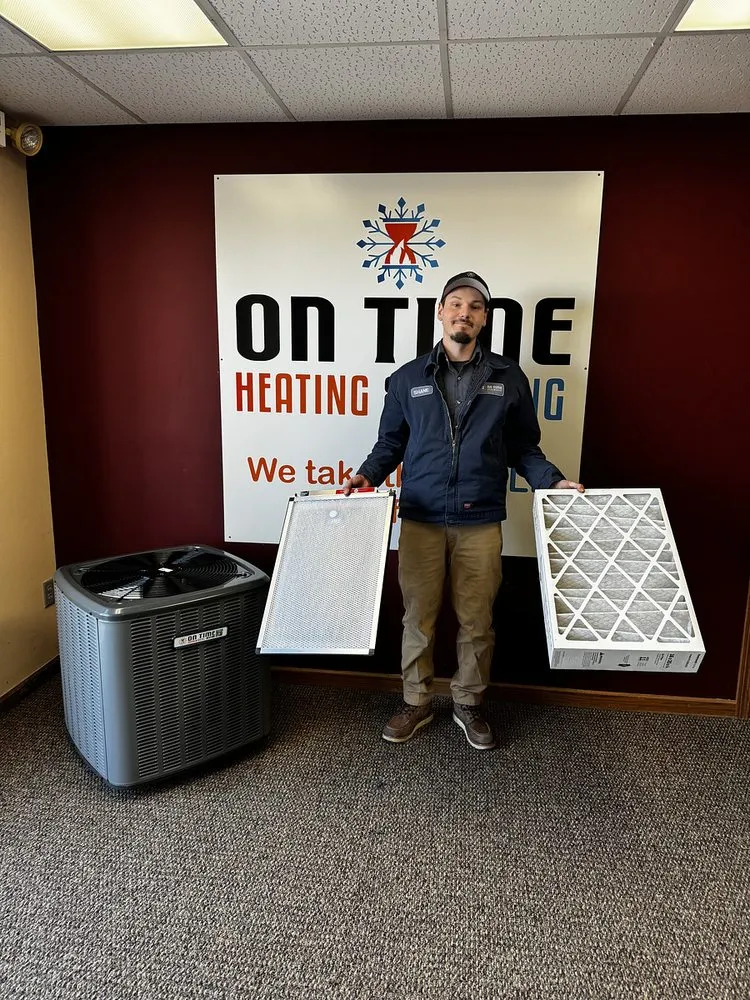 Slide of On Time Heating & Cooling