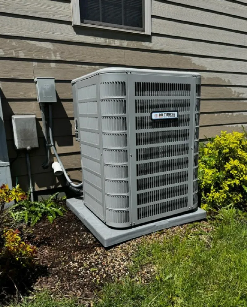 Slide of On Time Heating & Cooling