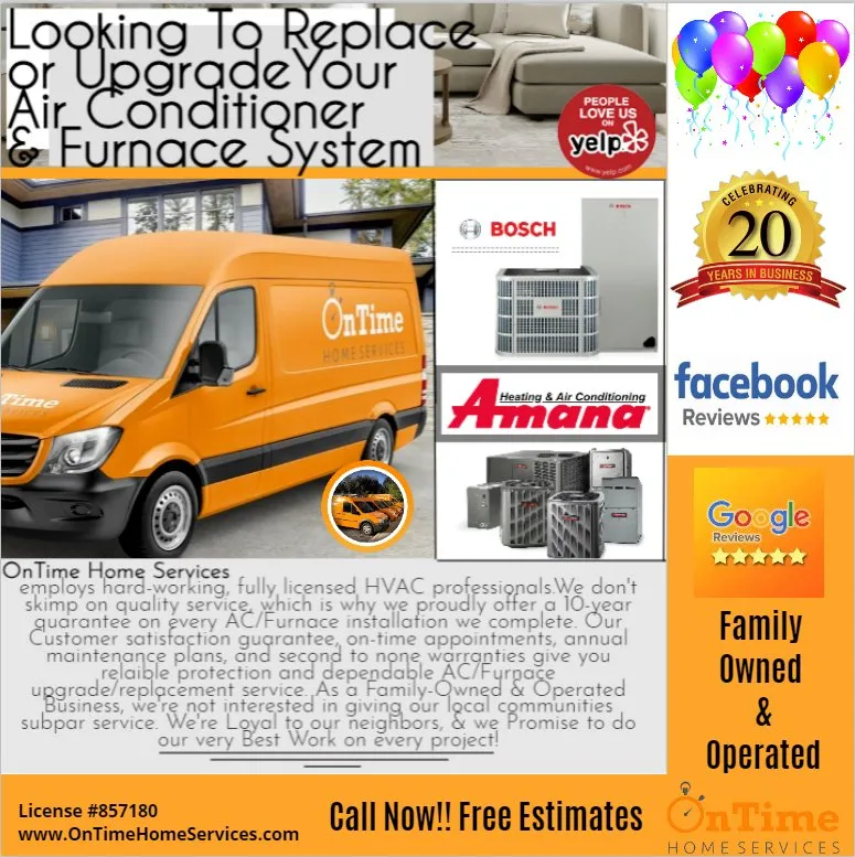 Slide of On Time Home Services