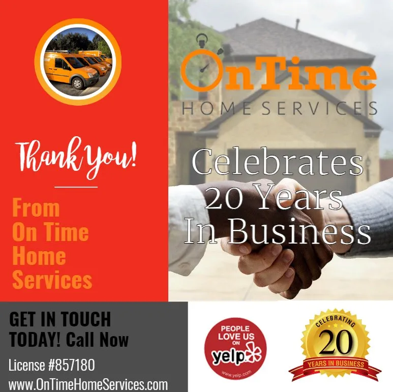 Slide of On Time Home Services