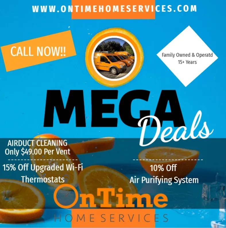 Slide of On Time Home Services