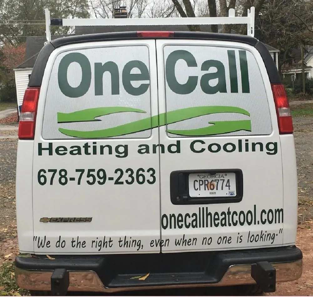 Slide of One Call Heating and Cooling