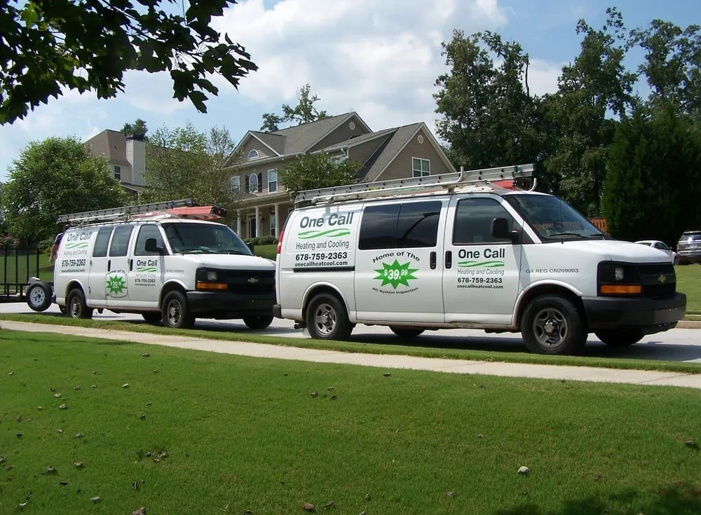 Slide of One Call Heating and Cooling