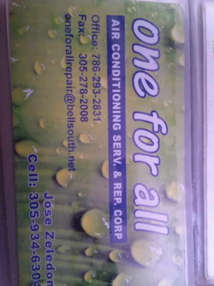 Slide of One For All Major Appliance Service & Repair