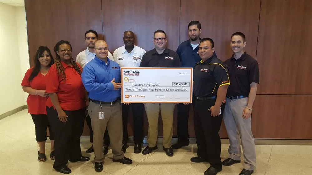 Slide of One Hour AC & Heating of Houston