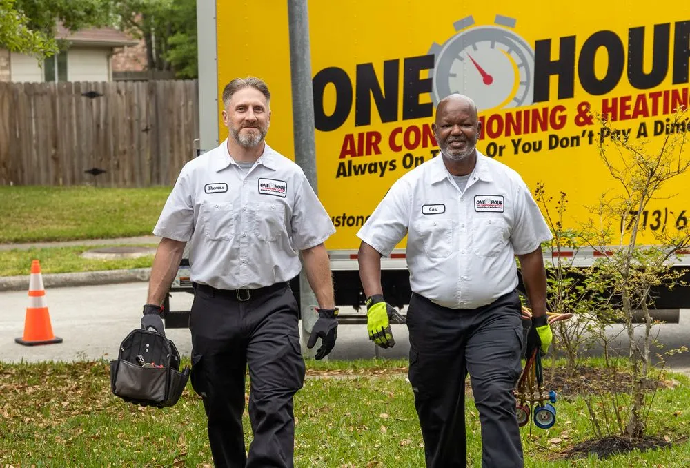 Slide of One Hour AC & Heating of Houston