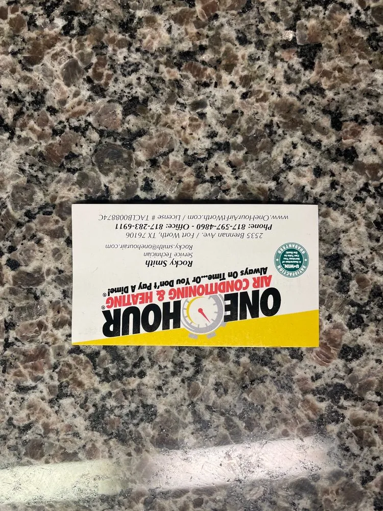 Slide of One Hour Air Conditioning & Heating