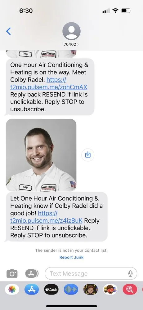 Slide of One Hour Air Conditioning & Heating