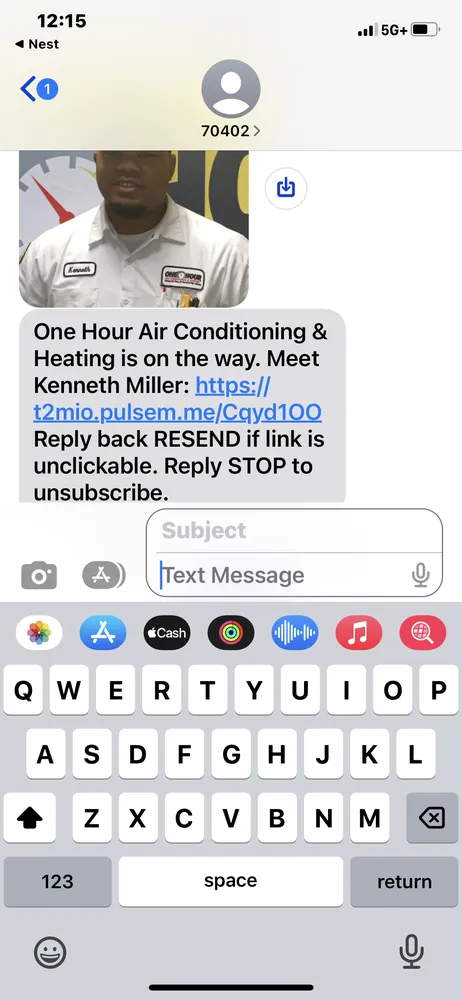 Slide of One Hour Air Conditioning & Heating