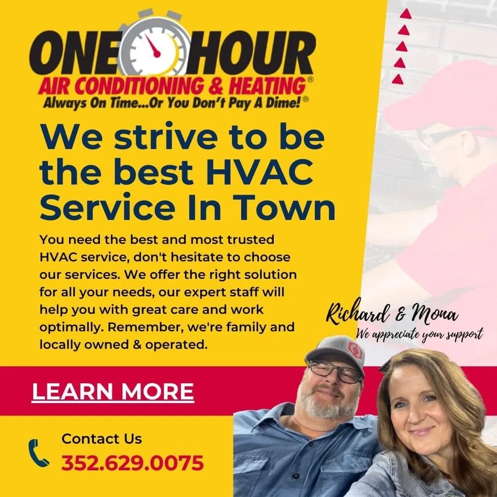 Slide of One Hour Air Conditioning & Heating