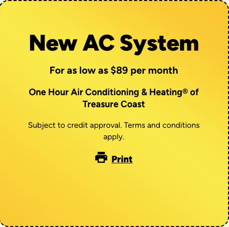 Slide of One Hour Air Conditioning & Heating of Treasure Coast