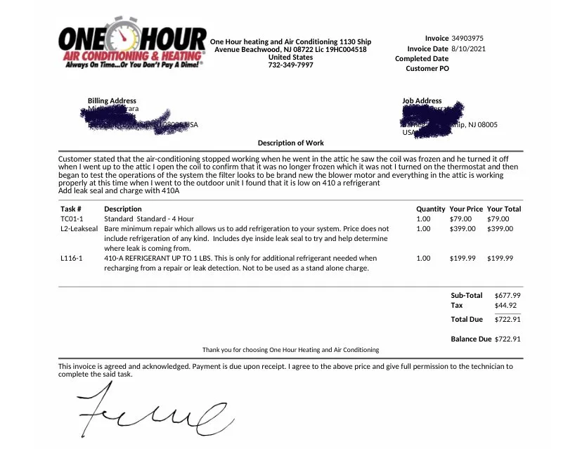 Slide of One Hour Heating & Air Conditioning - Beachwood