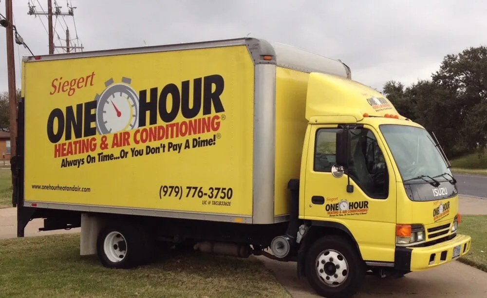 Slide of One Hour Heating & Air Conditioning - Bryan